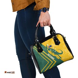 Personalised Australia Soccer Shoulder Handbag Green & Gold Go Socceroos