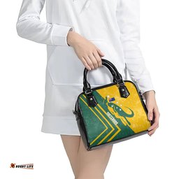 Personalised Australia Soccer Shoulder Handbag Green & Gold Go Socceroos