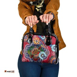 Custom NAIDOC Week 2024 St Kilda Saints Shoulder Handbag Australia Aboriginal Dot Painting DT02