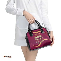 Custom QLD Maroons Cane Toad Shoulder Handbag Queensland Origin No3