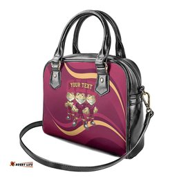 Custom QLD Maroons Cane Toad Shoulder Handbag Queensland Origin No3