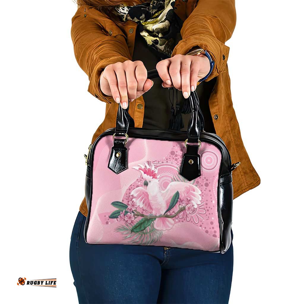 Pink Cockatoo Australia Shoulder Handbag Aussie Cacatua Leadbeateri - Aboriginal Art