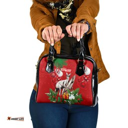 Kangaroo Lover Shoulder Handbag Australia Merry Christmas Aboriginal