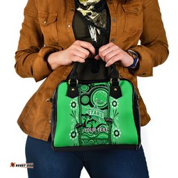 Custom Melbourne Stars Cricket Shoulder Handbag Happy Australia Day Aboriginal Art