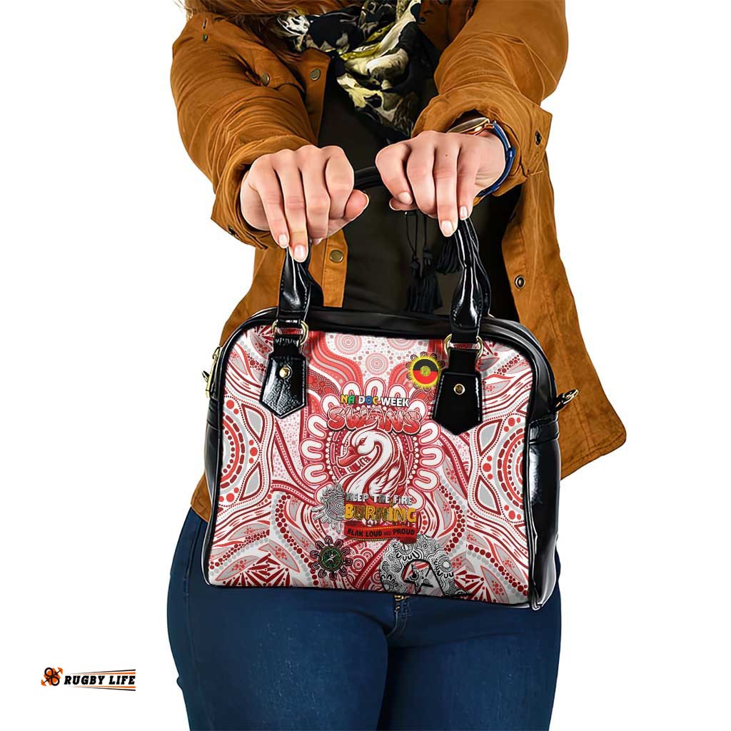 Sydney Swans NAIDOC Week 2024 Shoulder Handbag Mascot Football DT02