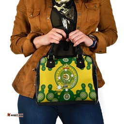 Personalised Australia Cricket Shoulder Handbag 2023 World Cup 6th Champions Trophy National Color