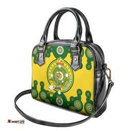 Personalised Australia Cricket Shoulder Handbag 2023 World Cup 6th Champions Trophy National Color