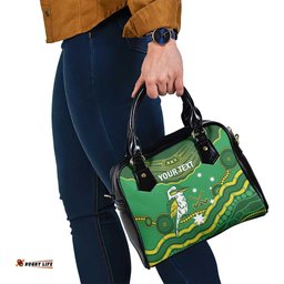 Custom Australia Kookaburras Shoulder Handbag Indigenous Art