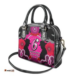 Sydney Sixers ANZAC 2024 Shoulder Handbag Lest We Forget Poppy Mix Camouflage
