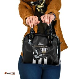 AFL Collingwood Shoulder Handbag Magpies Premiers 2023 With Trophy Proud
