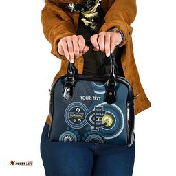Custom AFL Carlton NAIDOC Week Shoulder Handbag Keep The Fire Burning Indigenous Art