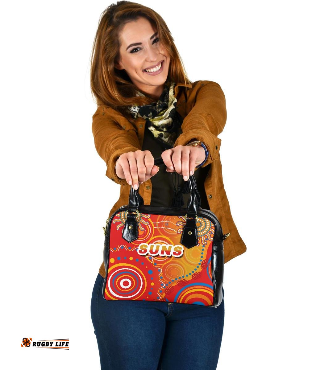 Suns Shoulder Handbag Sun Indigenous Gold Coast