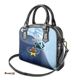 Sharks-Cowboys Rugby Custom Shoulder Handbag Half Dynamic Style