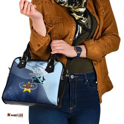 Sharks-Cowboys Rugby Custom Shoulder Handbag Half Dynamic Style