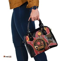 Custom Australia Indigenous Rugby Shoulder Handbag 2024 Aboriginal All Stars