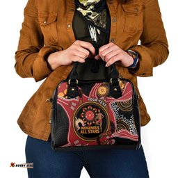 Custom Australia Indigenous Rugby Shoulder Handbag 2024 Aboriginal All Stars