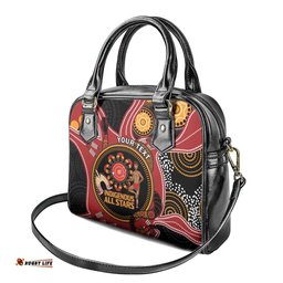 Custom Australia Indigenous Rugby Shoulder Handbag 2024 Aboriginal All Stars