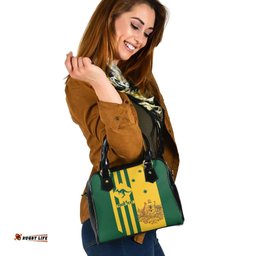 Custom Shoulder Handbag - Australia Kangaroo Sign National Color
