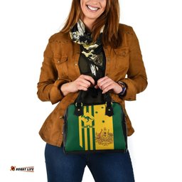 Custom Shoulder Handbag - Australia Kangaroo Sign National Color
