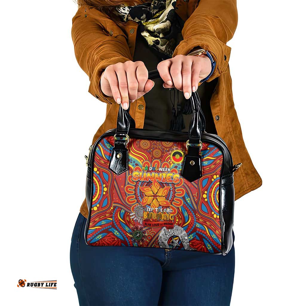 Gold Coast Suns NAIDOC Week 2024 Shoulder Handbag Mascot Football DT02