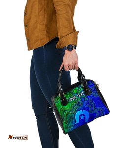 Custom Aboriginal Shoulder Handbag , Torres Strait Islands Flag
