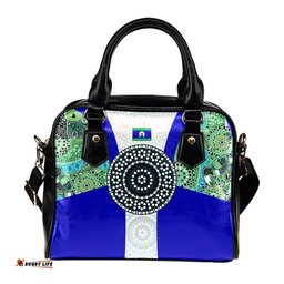 Shoulder Handbag - Flag of Torres Strait Islander