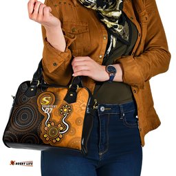 Custom Scorchers Cricket Indigenous Shoulder Handbag Champions Fire Up