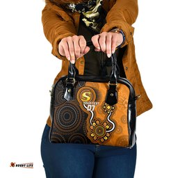 Custom Scorchers Cricket Indigenous Shoulder Handbag Champions Fire Up