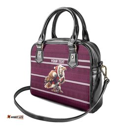 NRL Manly Warringah Christmas Personalised Shoulder Handbag with Sea Eagles Mascot