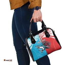 Custom Sharks-Dragons Rugby Shoulder Handbag With Sporty Style