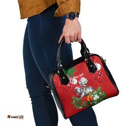 Personalised Wombat Lover Shoulder Handbag Australia Merry Christmas Aboriginal