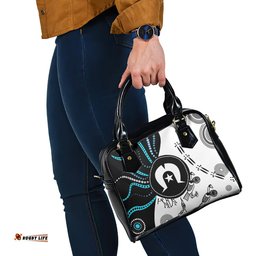 Aboriginal Pattern Torest Strait Island Shoulder Handbag TS04