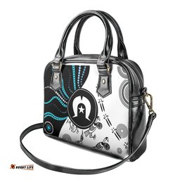 Aboriginal Pattern Torest Strait Island Shoulder Handbag TS04