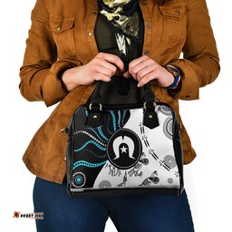 Aboriginal Pattern Torest Strait Island Shoulder Handbag TS04