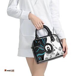 Aboriginal Pattern Torest Strait Island Shoulder Handbag TS04