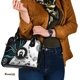 Aboriginal Pattern Torest Strait Island Shoulder Handbag TS04