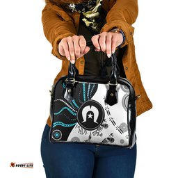 Aboriginal Pattern Torest Strait Island Shoulder Handbag TS04