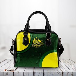 Shoulder Handbag - Australia Coat of Arms Bags National Colors