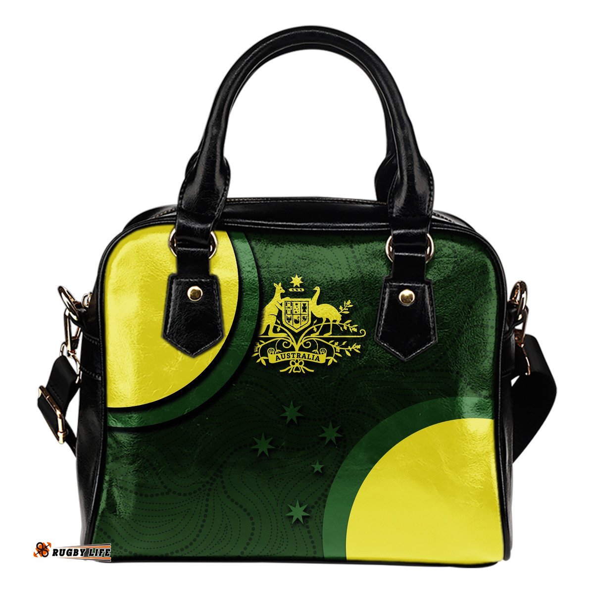 Shoulder Handbag - Australia Coat of Arms Bags National Colors