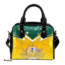 Shoulder Handbag - Australian Coat Of Arms National Color