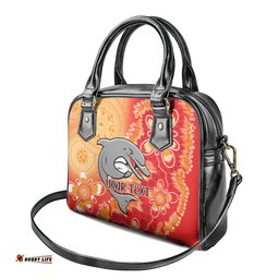 Personalised Dolphins NAIDOC Week 2024 Shoulder Handbag Aboriginal Fire Burning Sparks