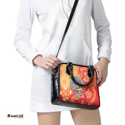 Personalised Dolphins NAIDOC Week 2024 Shoulder Handbag Aboriginal Fire Burning Sparks