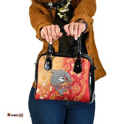 Personalised Dolphins NAIDOC Week 2024 Shoulder Handbag Aboriginal Fire Burning Sparks