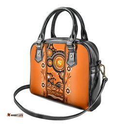 Perth Scorchers Cricket Shoulder Handbag Happy Australia Day Aboriginal Art