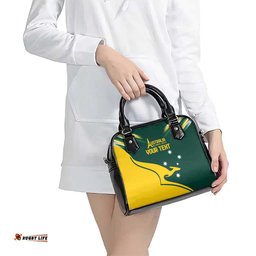 Personalised Australia Go Paris 2024 Shoulder Handbag National Color Ver2