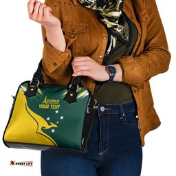 Personalised Australia Go Paris 2024 Shoulder Handbag National Color Ver2