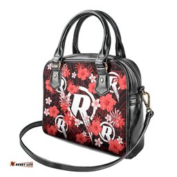 Australian Renegades Cricket Shoulder Handbag Baeuty Pacific Hibiscus and Polynesian Pattern