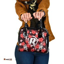 Australian Renegades Cricket Shoulder Handbag Baeuty Pacific Hibiscus and Polynesian Pattern