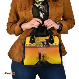 Australia ANZAC Day Shoulder Handbag Gallipoli Lest We Forget