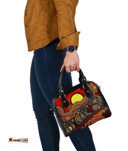 Aboriginal Shoulder Handbag - Australian Indigenous Koala